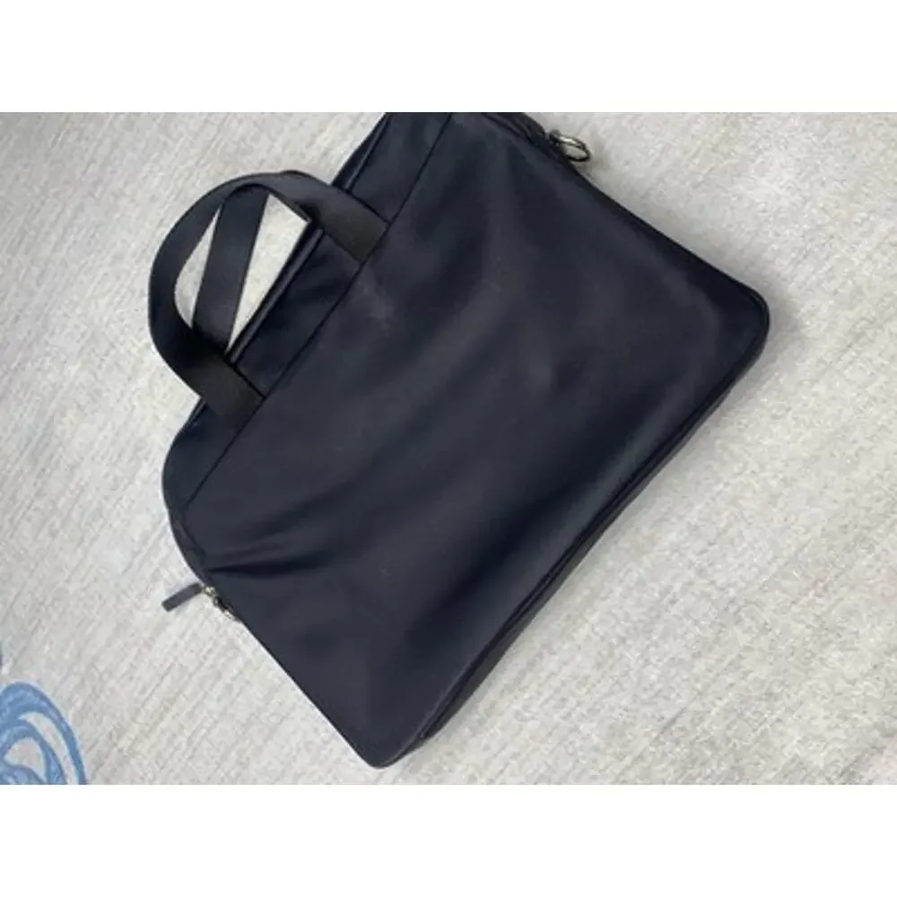 Kate Spade Uni Slim Laptop Commuter Bag Classic Black Nylon Computer Work School